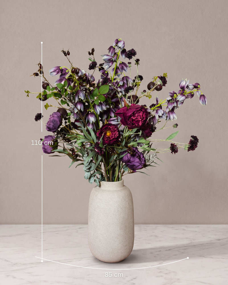 Velours aubergine
